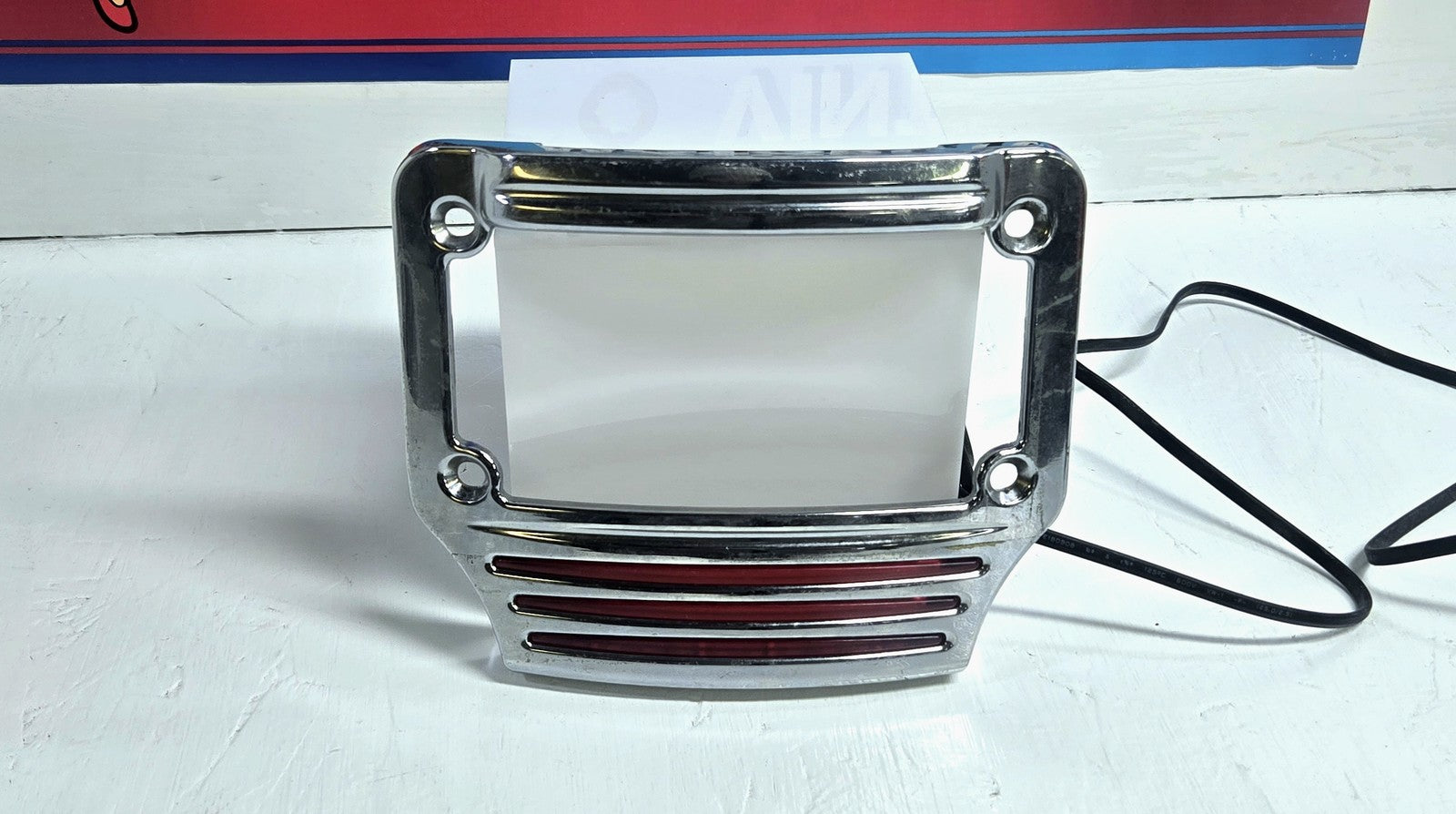 Universal License Plate Holder with Taillight