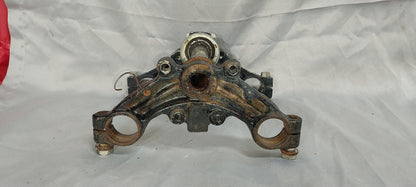 1971 KAWASAKI F8 FRONT FORKS LOWER UPPER TRIPLE TREE STEM CLAMP