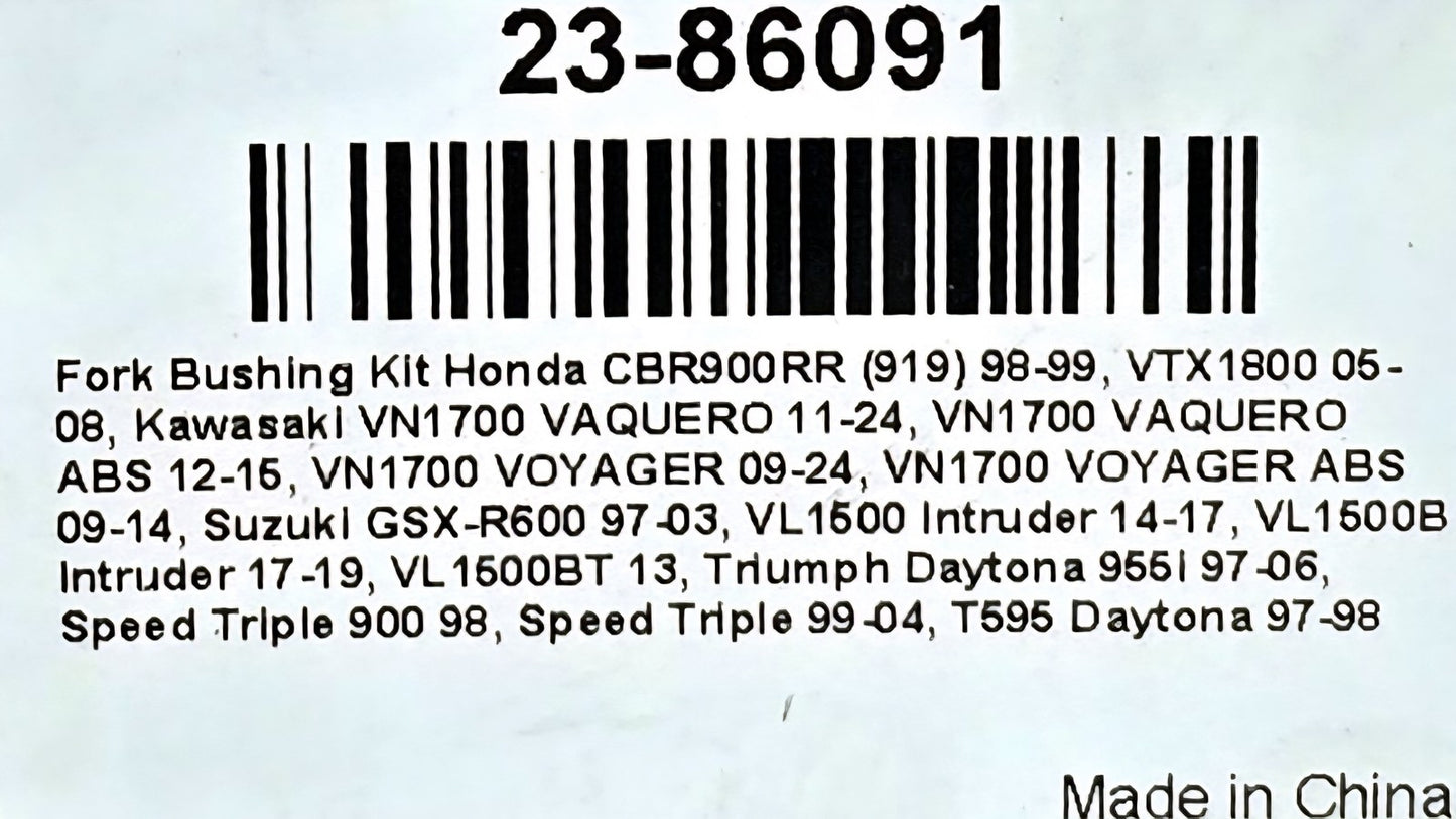 All Balls Fork Bushing Kit 23-86091
