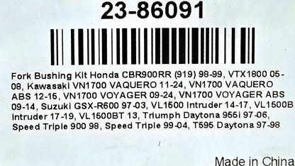 All Balls Fork Bushing Kit 23-86091