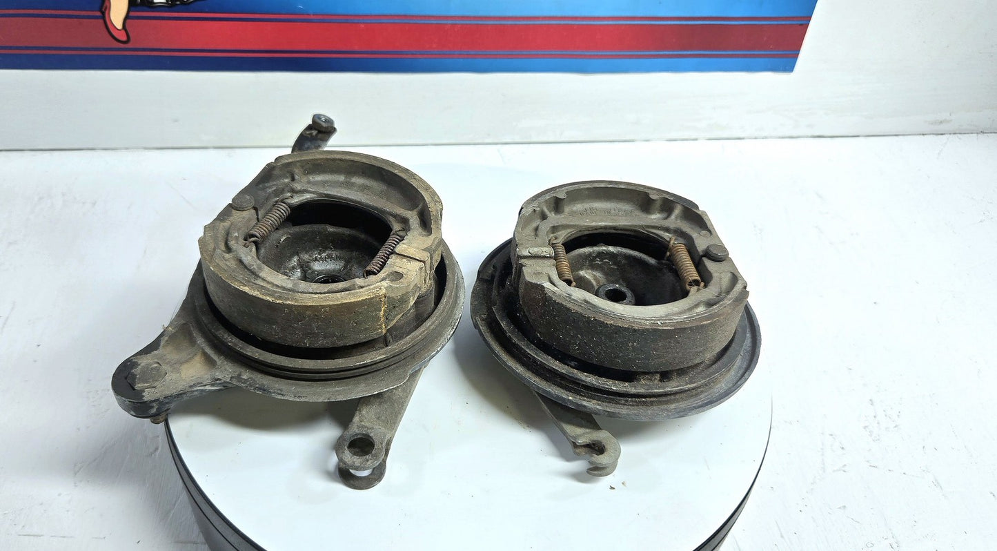 1979 1980 Suzuki RM60 Brake Drums and Shoes