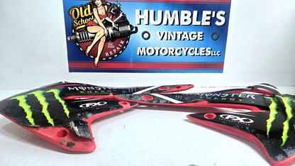 03 to 07 2005 Honda CR85 Side Panel Plastics OEM