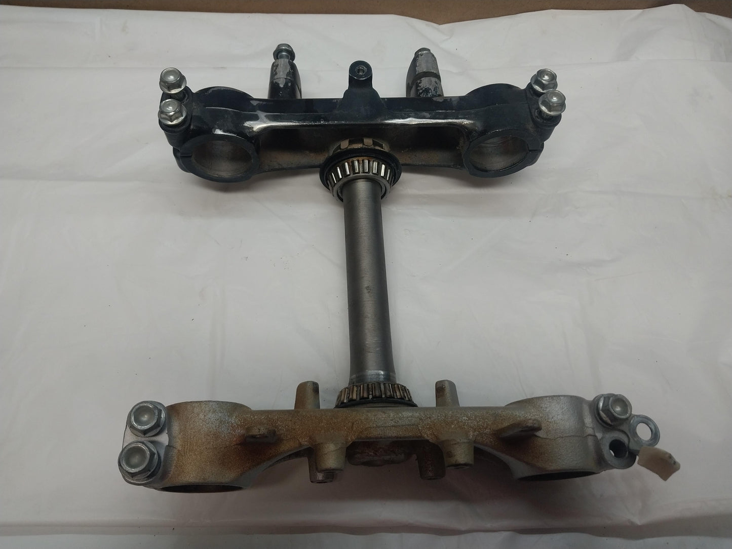 1993 HONDA XR200R FRONT FORKS LOWER UPPER TRIPLE TREE STEM CLAMP