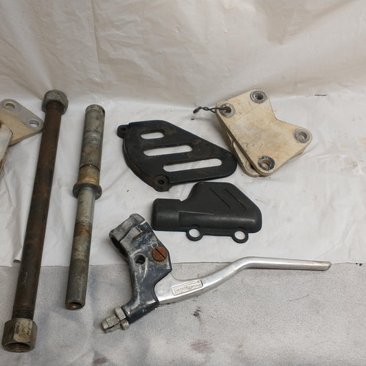 1993 HUSABERG FE501 OEM BOLTS HARDWARE axels various small parts LOT