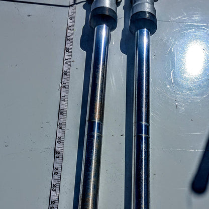 1980 YAMAHA MX100 OEM RIGHT LEFT FRONT SUSPENSION FORKS SHOCKS