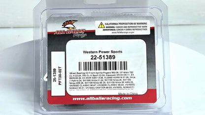 AllBalls Front Wheel Bearing Kit 22-51389 PFT30-02T
