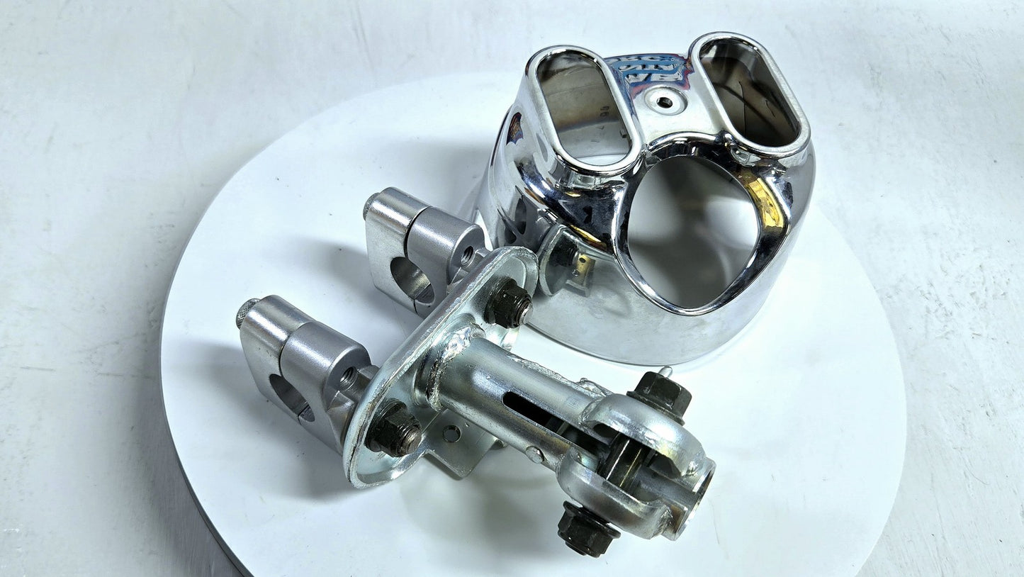 04 to 09 Yamaha XC125 Handlebar Mount Clamp with Cover