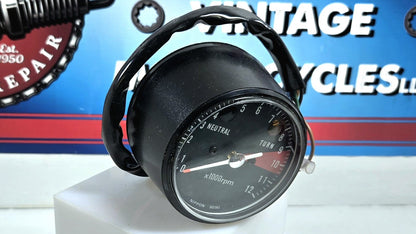 NOS OEM 70's CB CL Tachometer Gauge in Original Box with Harness 37240-354-008