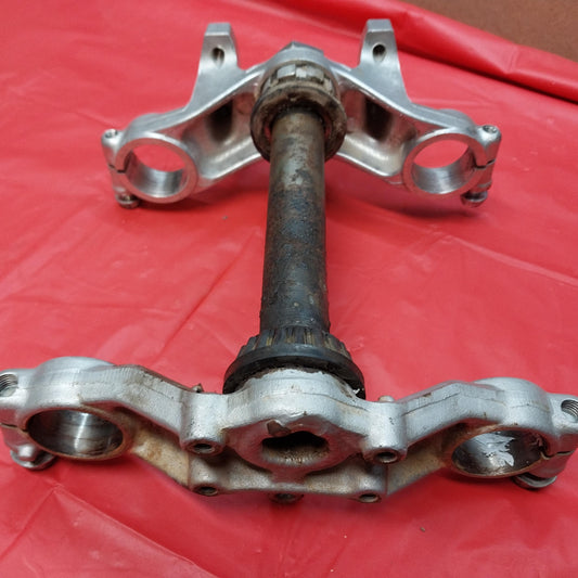 00-04 KAWASAKI KX65 FRONT FORKS LOWER UPPER TRIPLE TREE STEM CLAMP 44037-1397