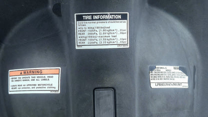 04-09 Yamaha XC25 Front Footboard Plastic Cowling OEM