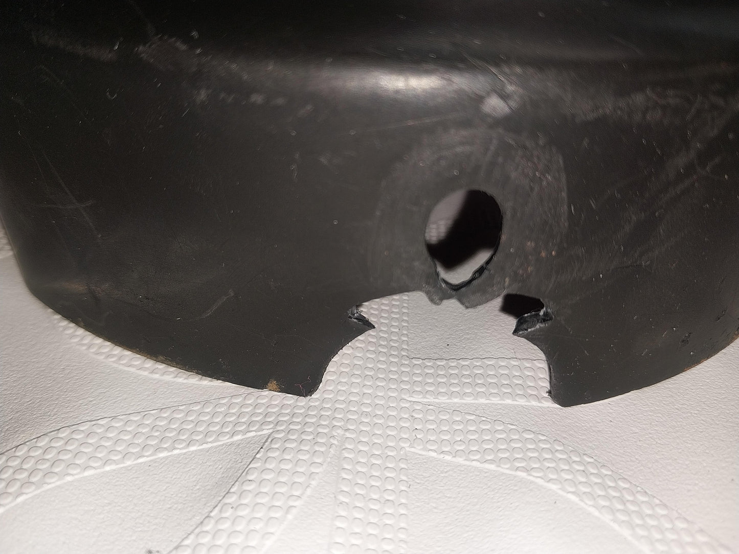 1976 KAWASAKI KE175 BLACK REAR BACK inner FENDER COWL FAIRING