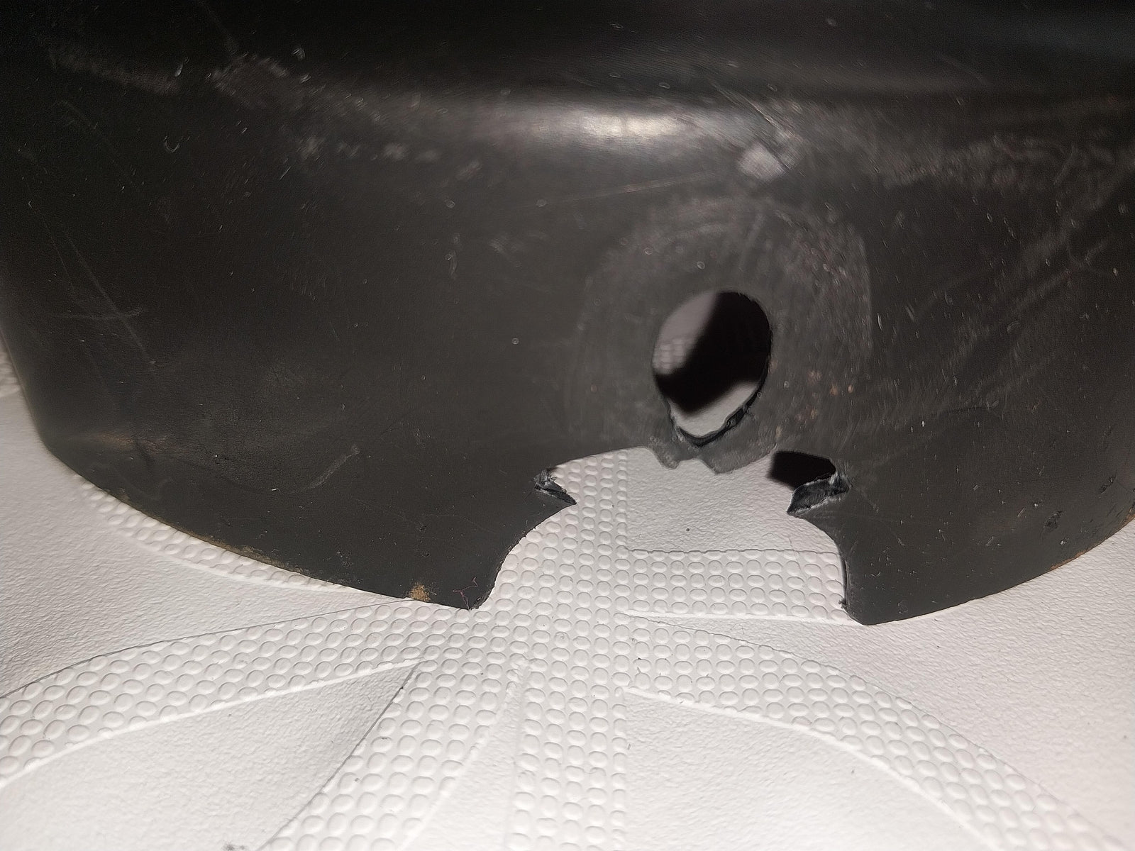 1976 KAWASAKI KE175 BLACK REAR BACK inner FENDER COWL FAIRING