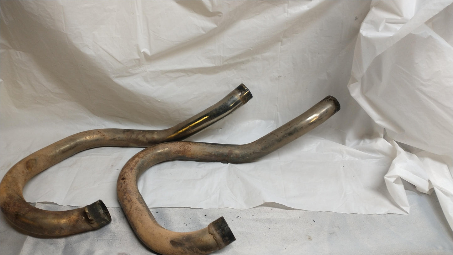 1993 HUSABERG FE501 OEM EXHAUST PIPE CHAMBER HEADER x 2