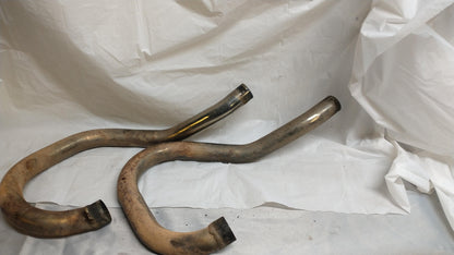 1993 HUSABERG FE501 OEM EXHAUST PIPE CHAMBER HEADER x 2