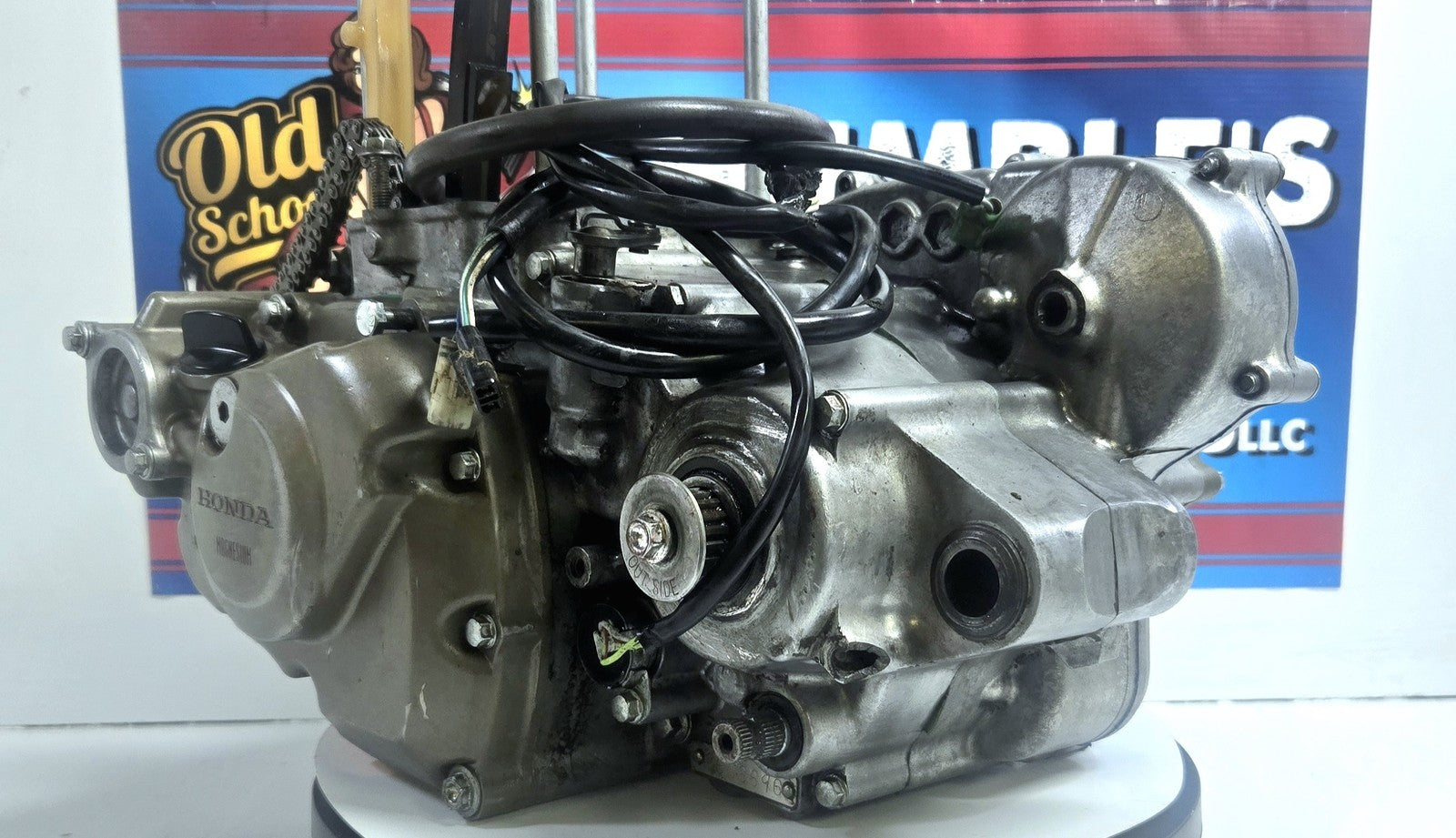 2008 Honda CRF450R Complete Lower End with Stator and Clutch Assembly