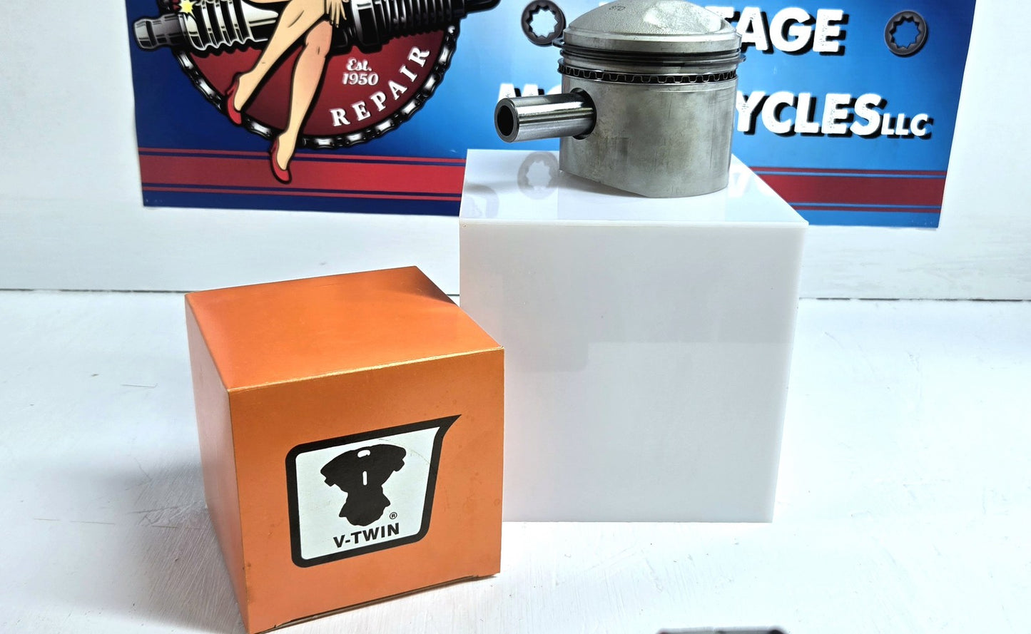 V-TWIN REPLACEMENT PISTON KIT STD BORE FOR HARLEY-DAVIDSON SHOVELHEAD