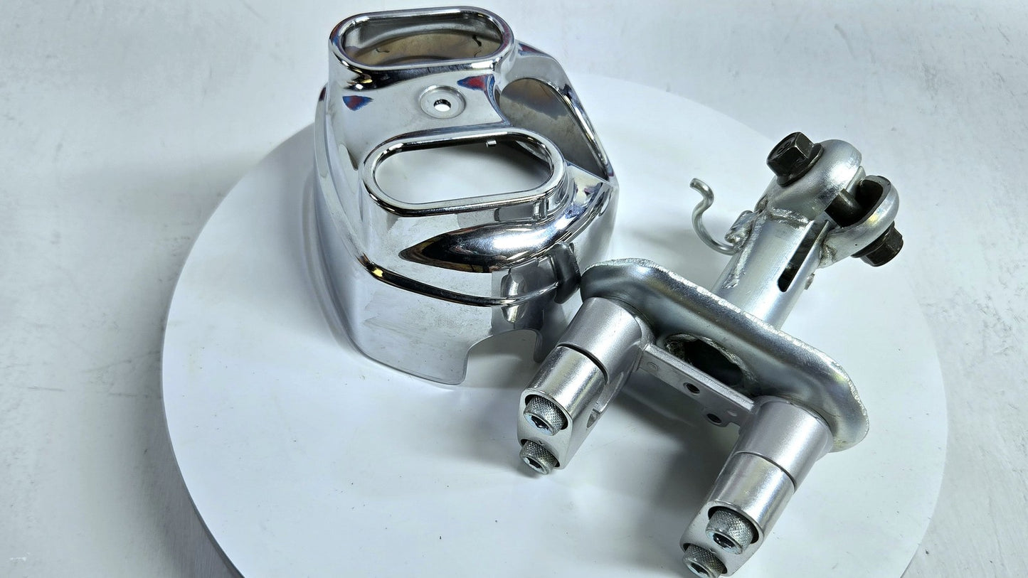 04 to 09 Yamaha XC125 Handlebar Mount Clamp with Cover