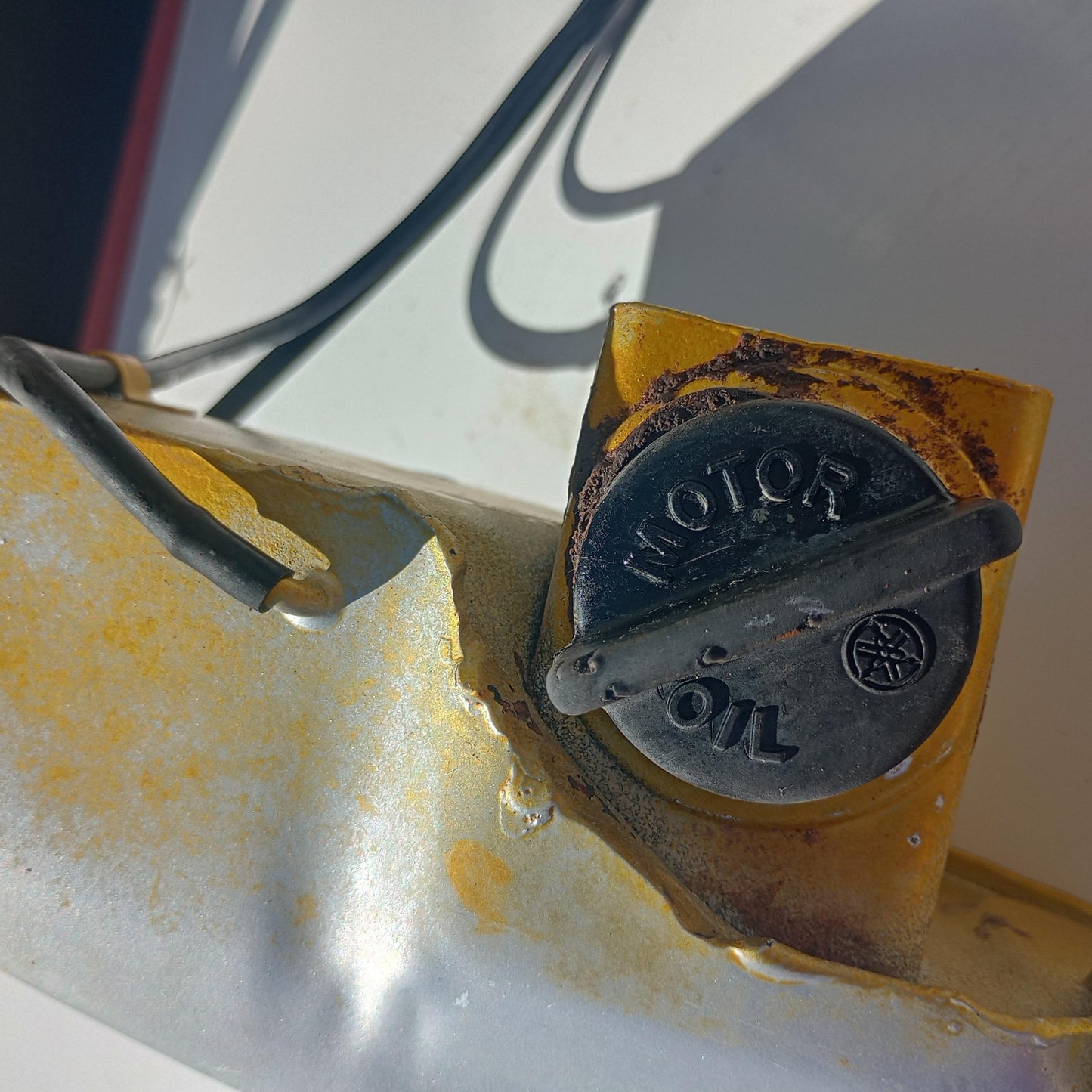 1980 YAMAHA MX100 OEM oil tank  