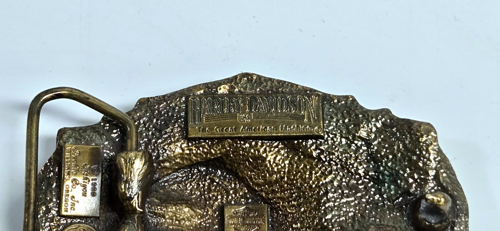 Vintage Harley-Davidson Eagle Belt Buckle