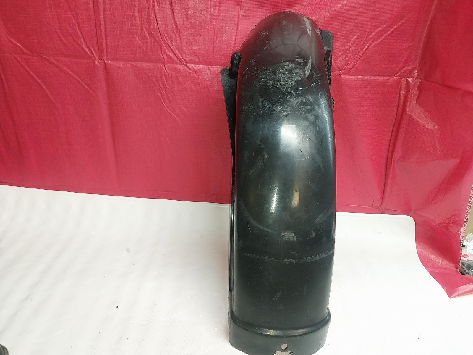 1976 KAWASAKI KE175 BLACK REAR BACK inner FENDER COWL FAIRING