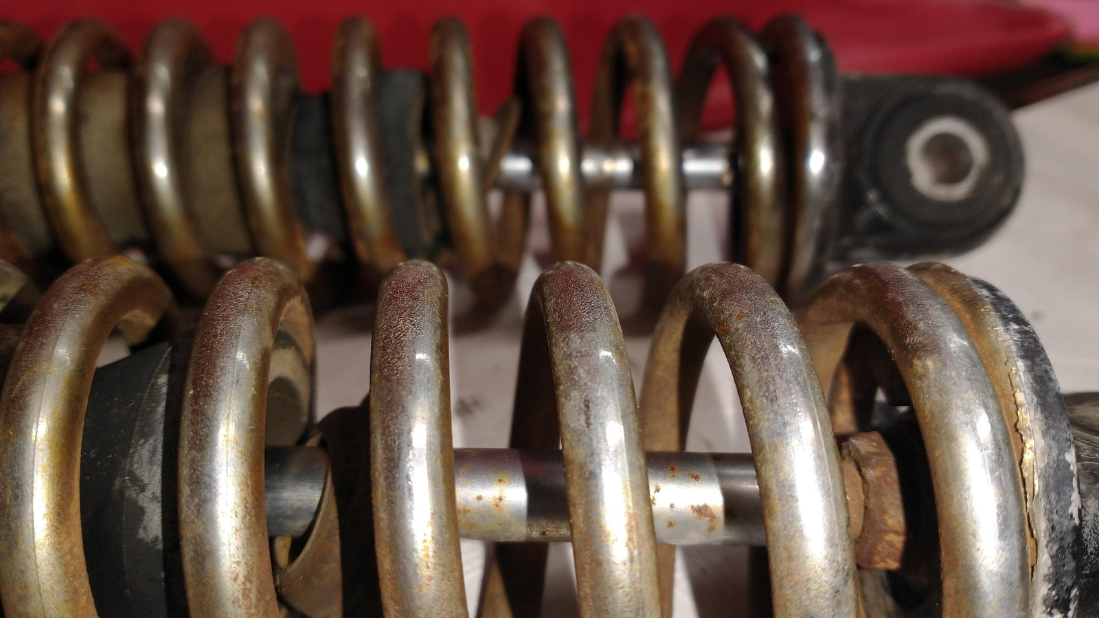 1975 HARLEY-DAVIDSON SX250 OEM LEFT RIGHT REAR BACK SHOCKS SHOCK SET PAIR