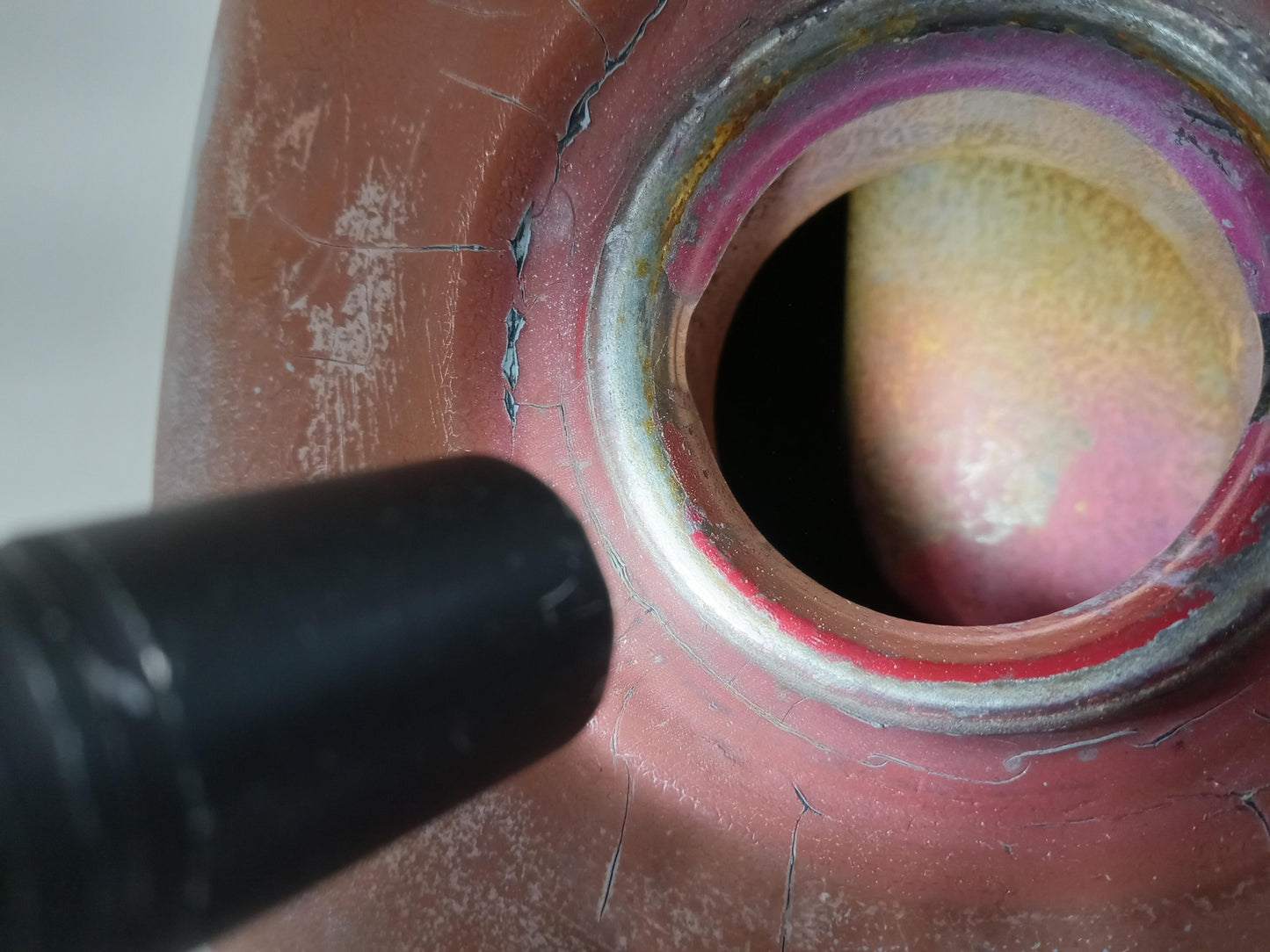 1981 YAMAHA VIRAGO 750 OEM RED GAS TANK FUEL PETROL RESERVOIR