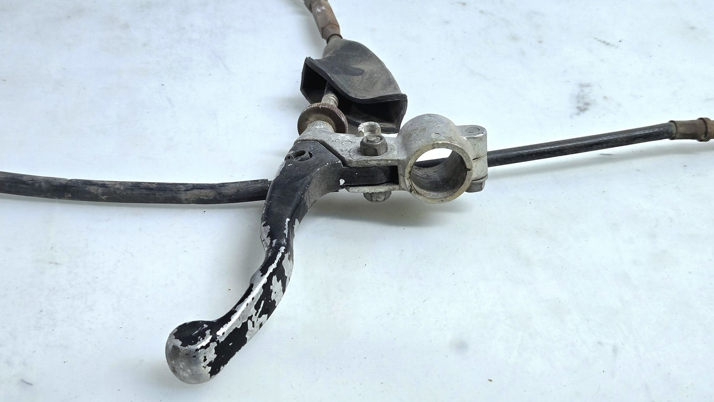 OEM 1979 1980 Suzuki PE250 Brake Lever and Brake Line