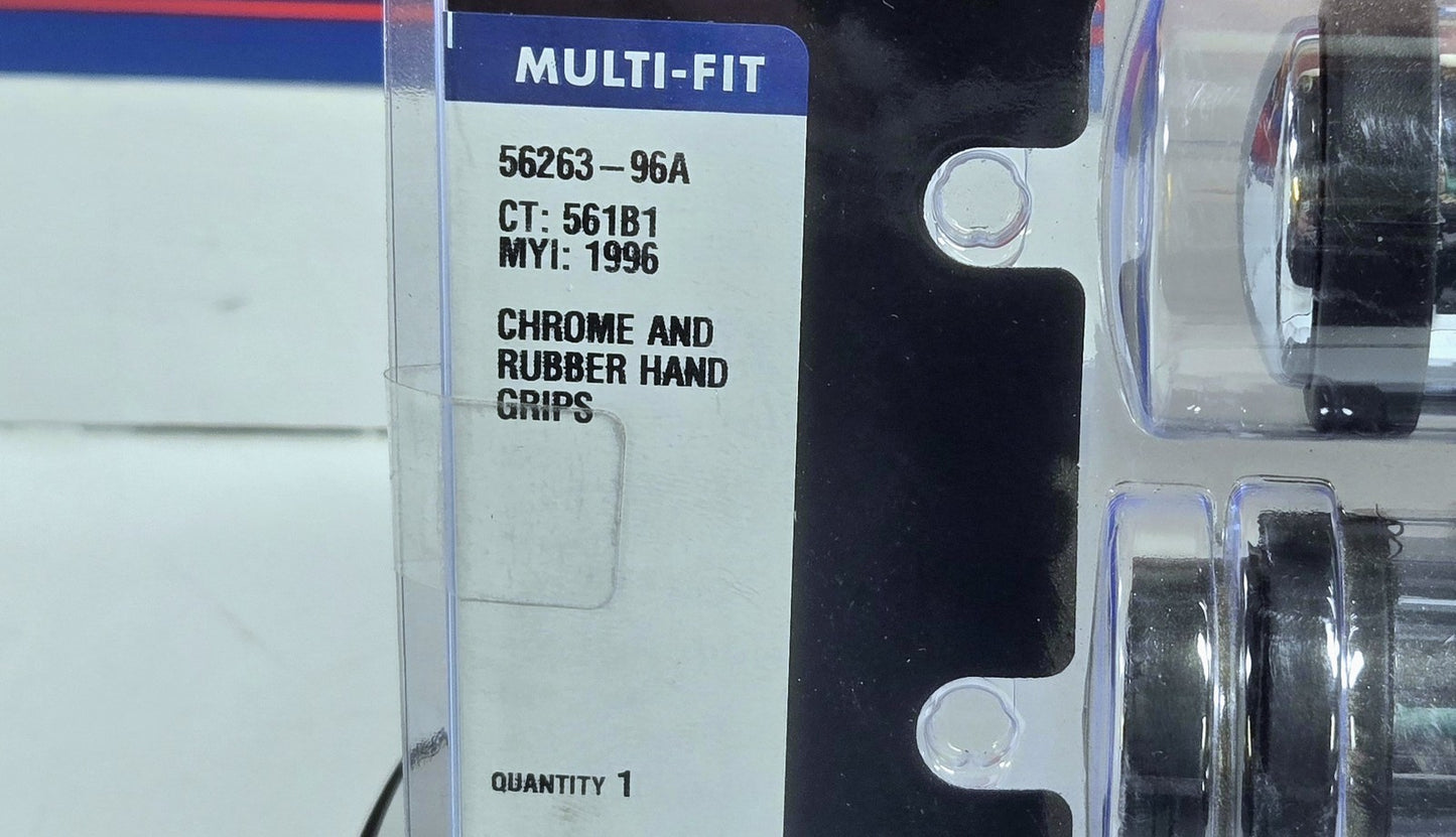 Genuine Harley-Davidson Multi-Fit Chrome and Rubber Hand Grips
