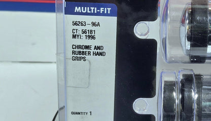 Genuine Harley-Davidson Multi-Fit Chrome and Rubber Hand Grips