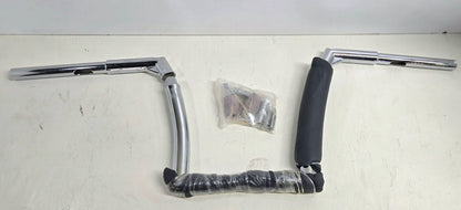 HANDLEBAR CALIBARZ 12" APES ADJUSTABLE 1-1/4" CHROME HARLEY  BAGGER CHOPPER