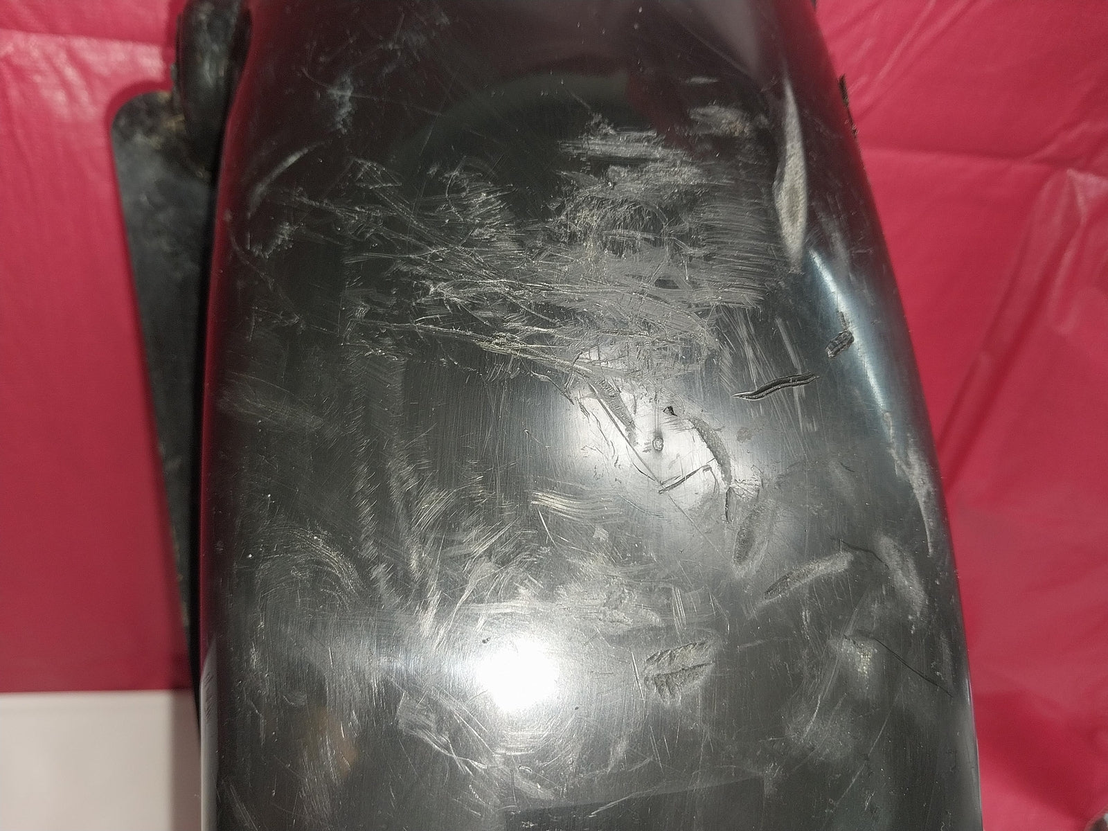 1976 KAWASAKI KE175 BLACK REAR BACK inner FENDER COWL FAIRING