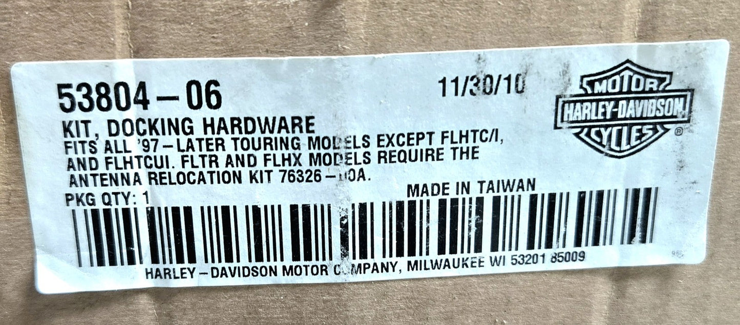 Harley-Davidson Docking Hardware Kit for '97 and later