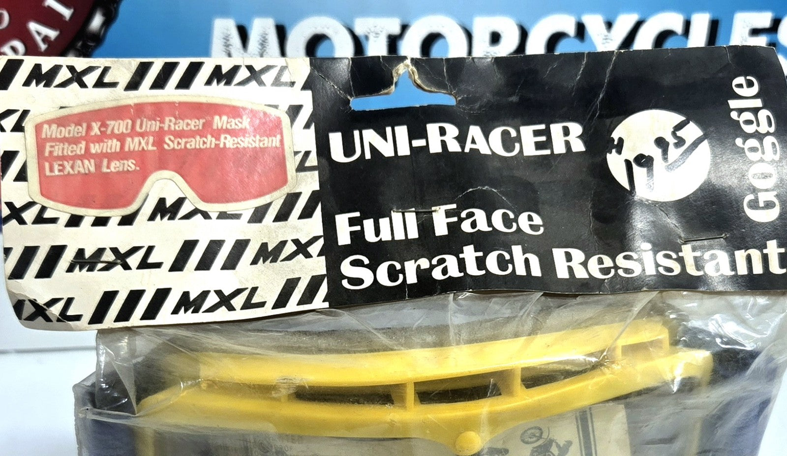 Vintage MXL Model X-700 Uni-Racer Full Face Goggles