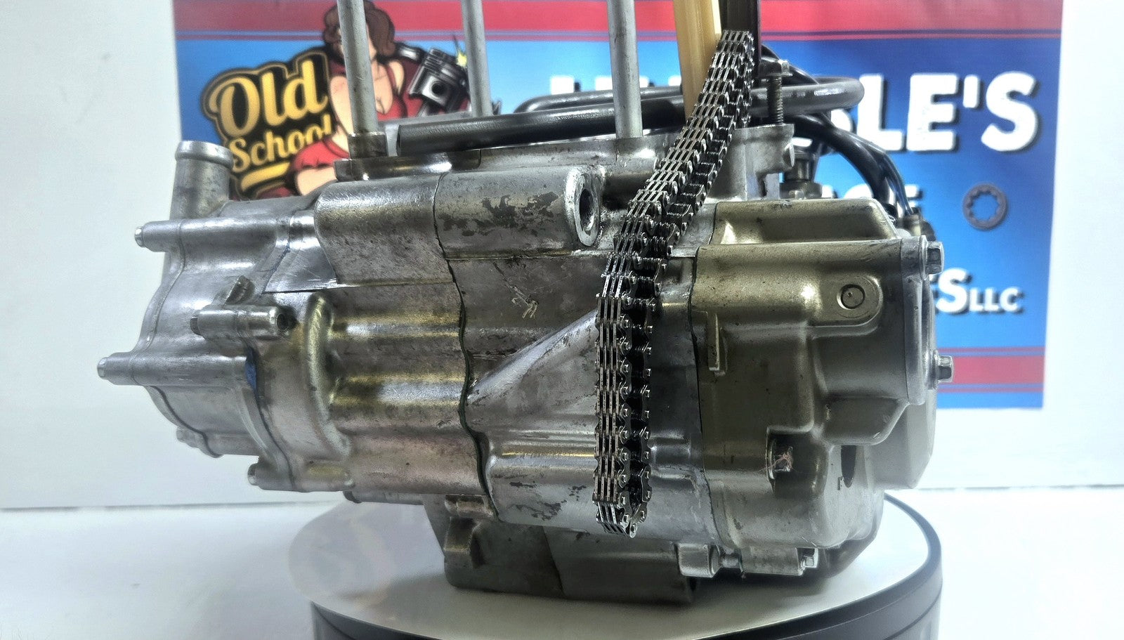 2008 Honda CRF450R Complete Lower End with Stator and Clutch Assembly