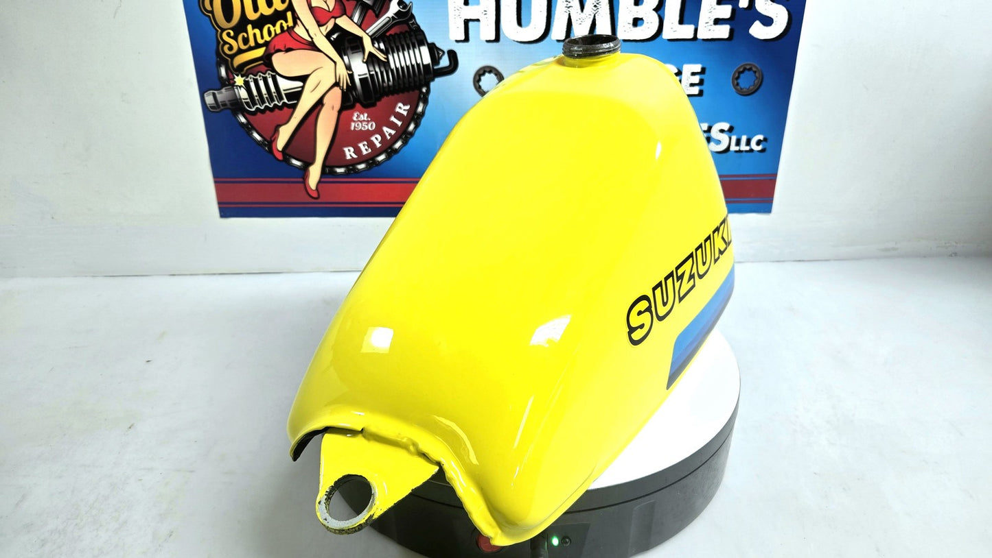OEM 1979 1980 Suzuki RM60 Fuel Tank Gas Tank RESTORED