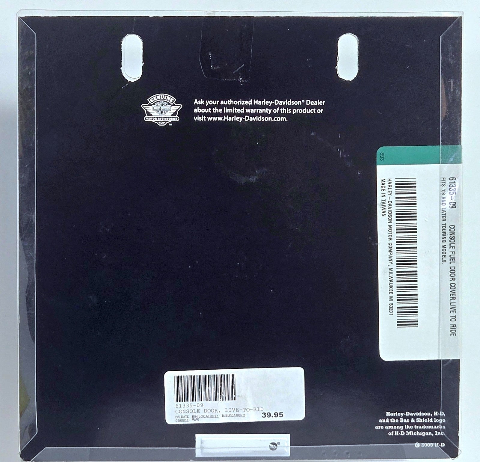 Harley-Davidson Chrome Console Door 61335-09