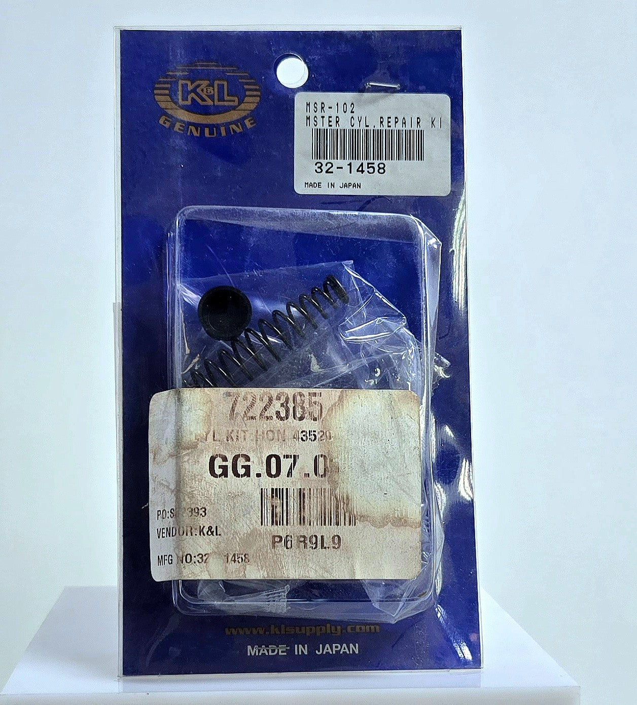 Rear Brake Master Cylinder Rebuild Kit for Honda CB900C Custom 1981 K&L 32-1458