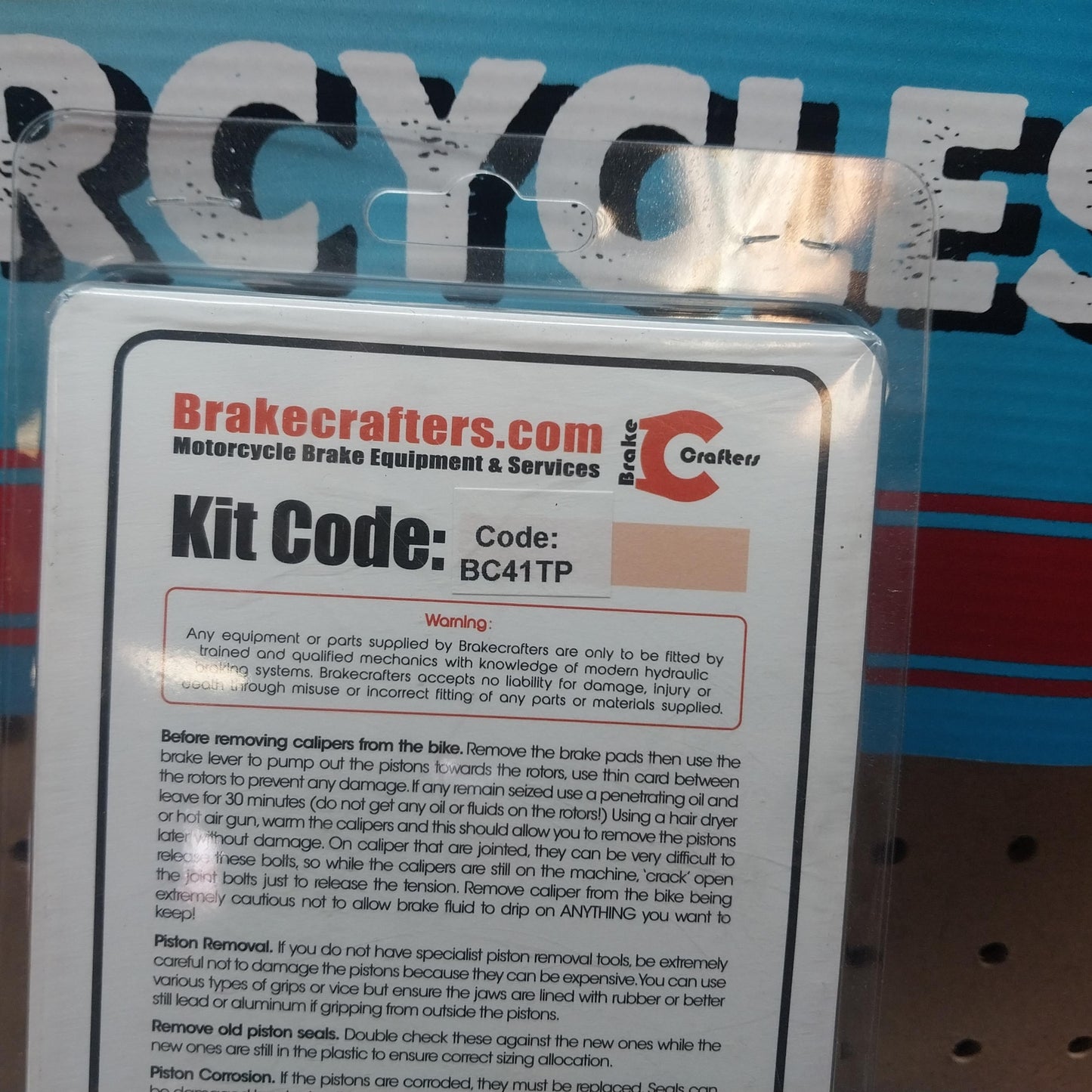 Brake Caliper Seal Kit for 1991-92 Kawasaki Ninja-Rear - for 1 Caliper