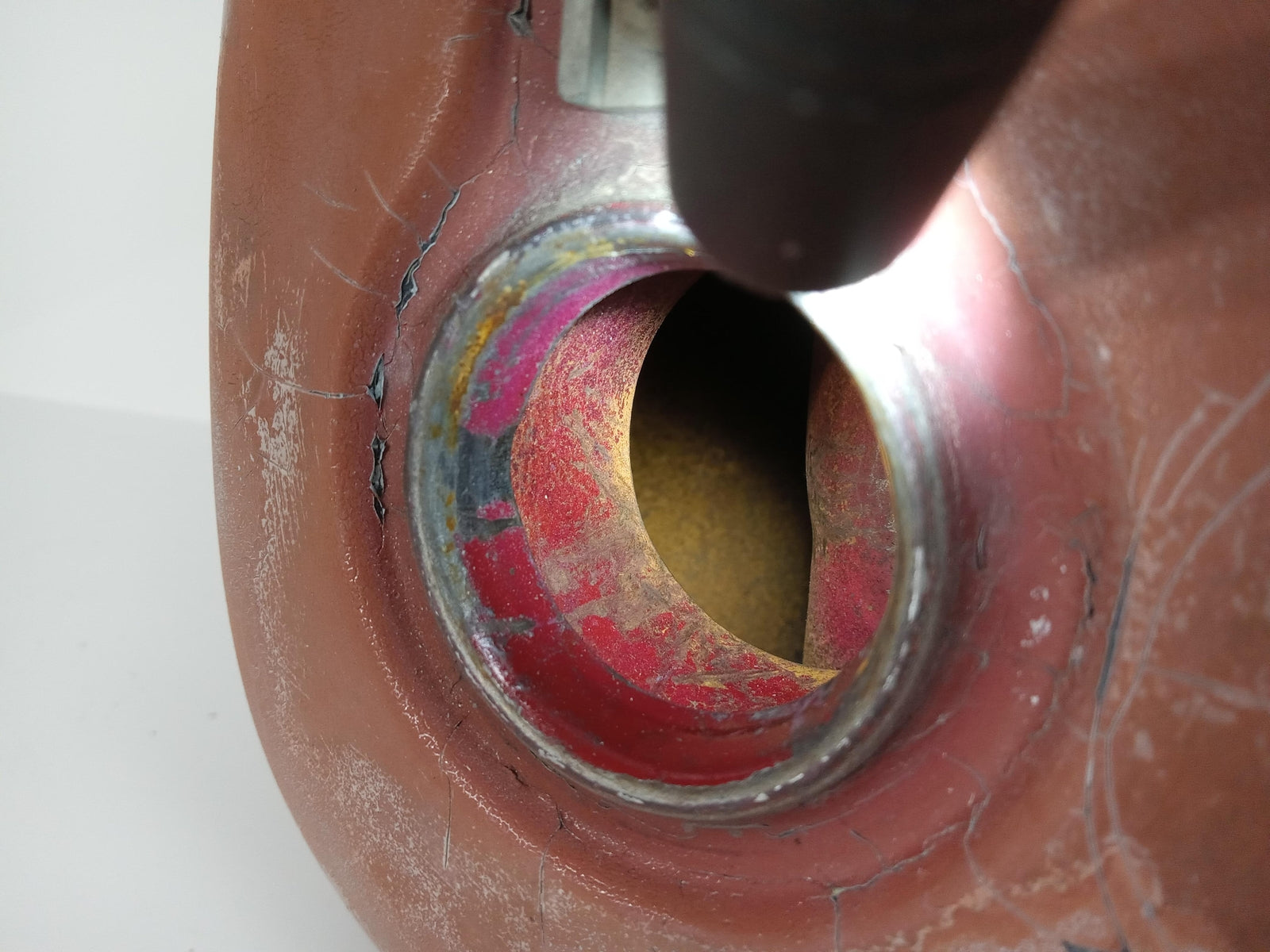 1981 YAMAHA VIRAGO 750 OEM RED GAS TANK FUEL PETROL RESERVOIR