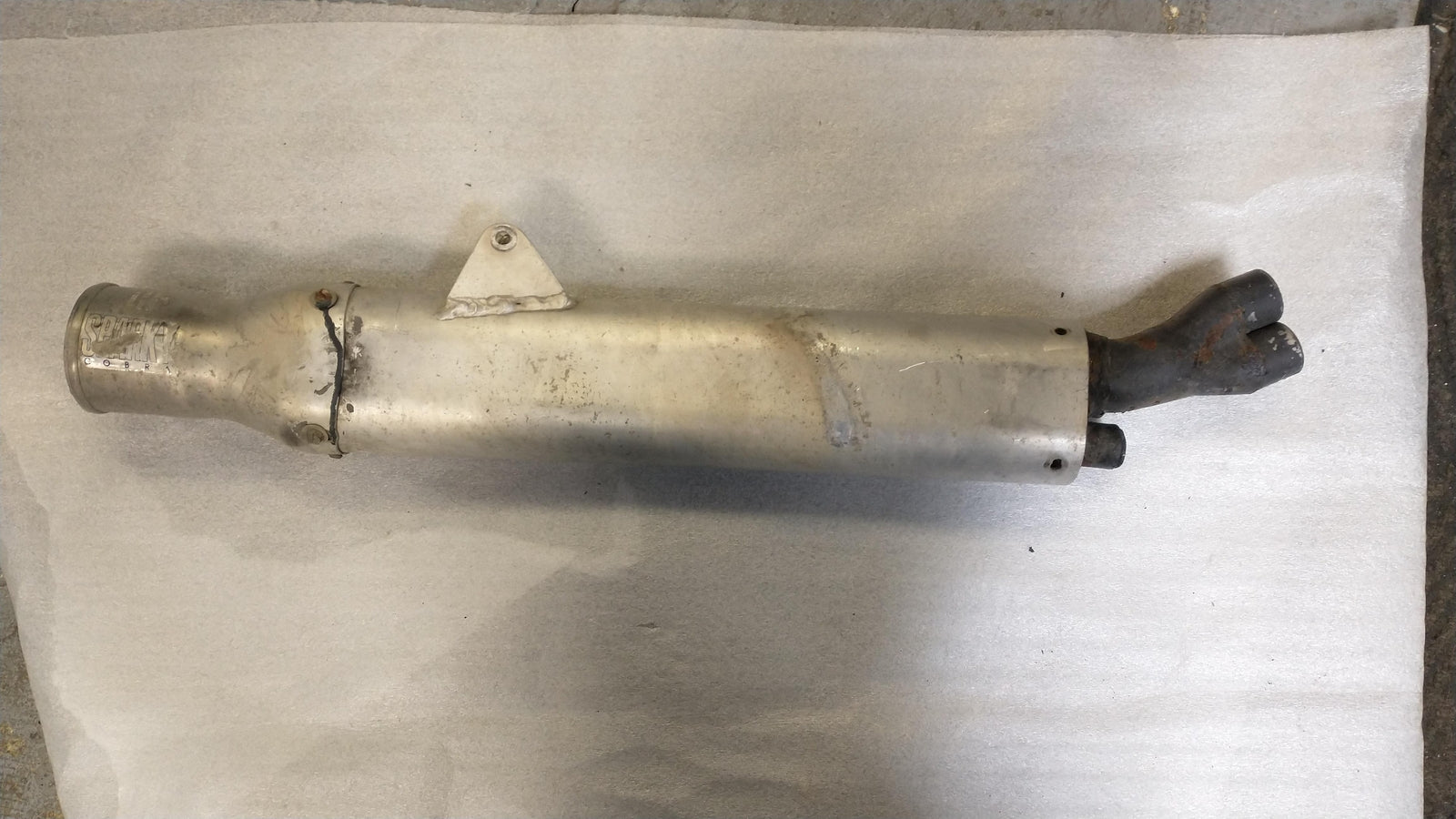 1993 HUSABERG FE501 OEM MUFFLER EXHAUST SILENCER SLIP ON PIPE