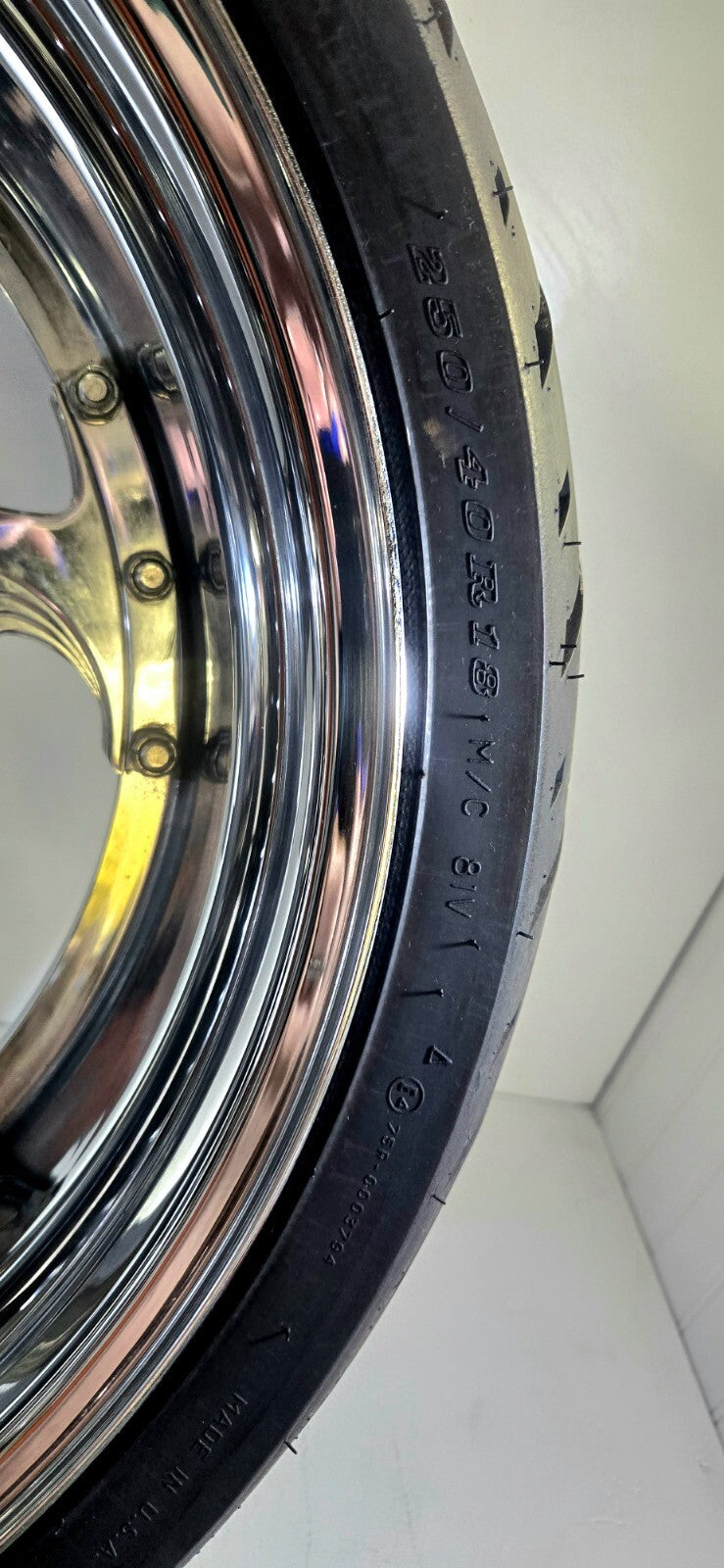 Harley-Davidson Custom Chopper Sawblade Style Rear Wheel