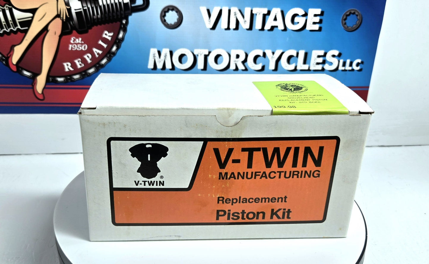 V-TWIN REPLACEMENT PISTON KIT STD BORE FOR HARLEY-DAVIDSON SHOVELHEAD