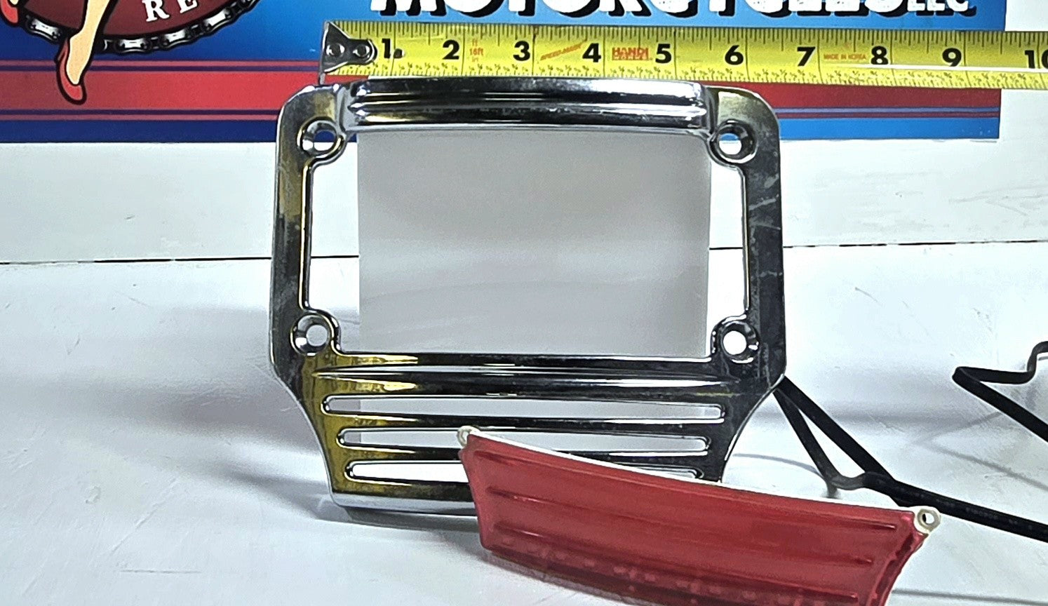 Universal License Plate Holder with Taillight