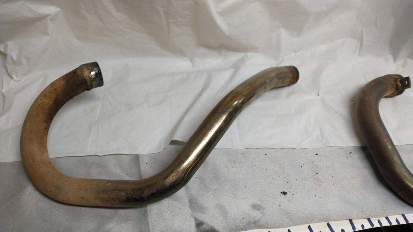 1993 HUSABERG FE501 OEM EXHAUST PIPE CHAMBER HEADER x 2