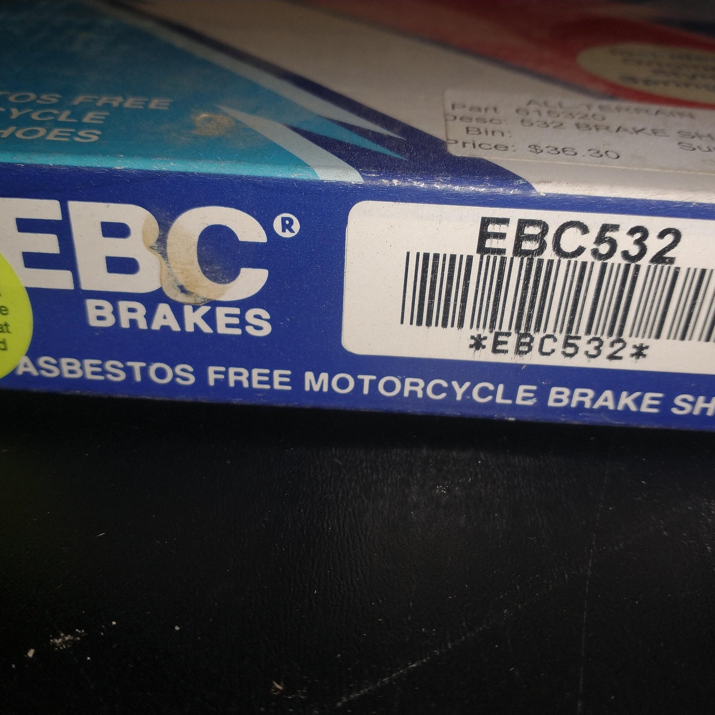 EBC brake shoes for