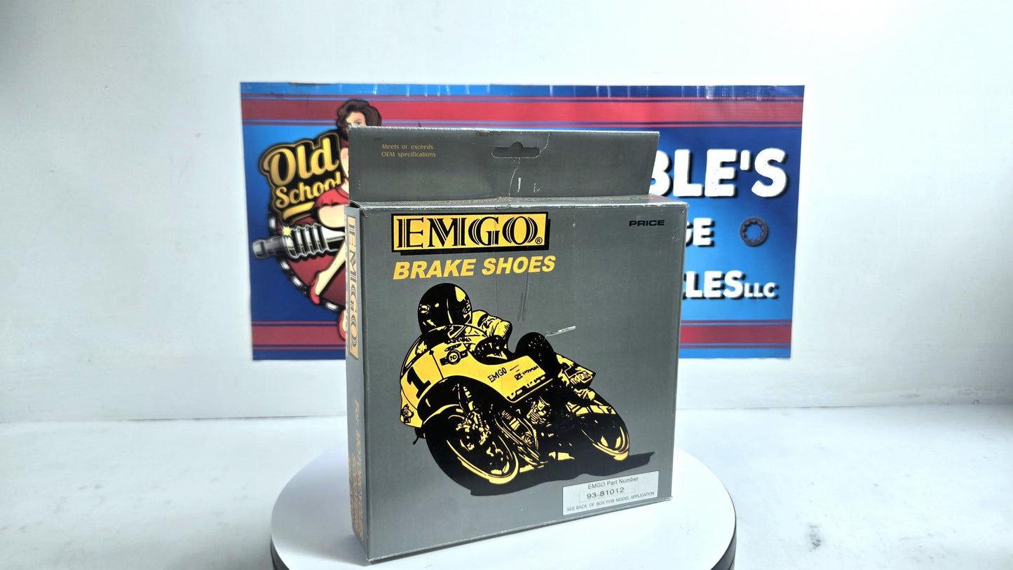 EMGO Brake Shoes 93-81012 for BSA and Triumph 65-5901T