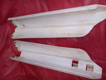 1998 YAMAHA YZ400 OEM WHITE  SIDE FAIRING COWL FAIRING COVER