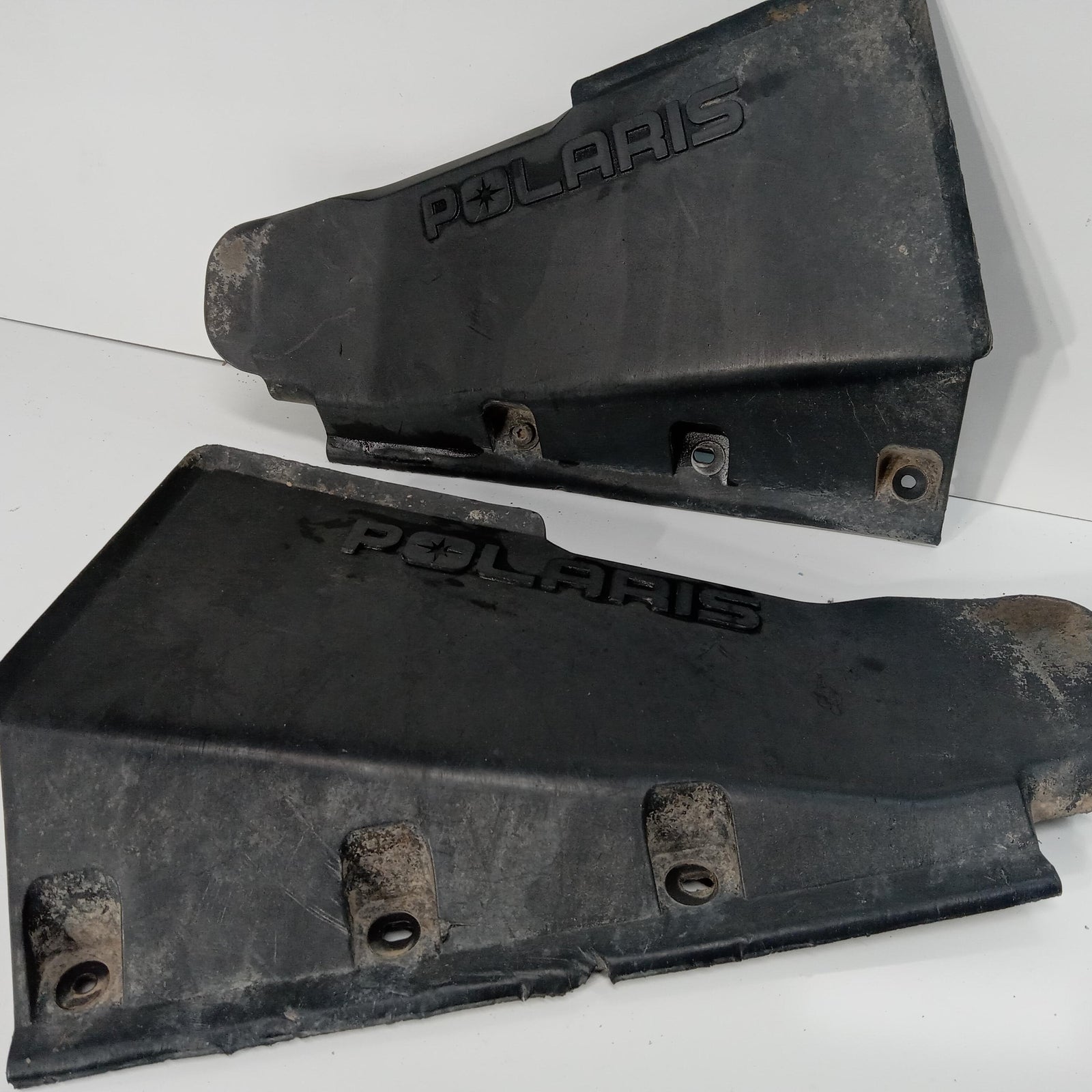  POLARIS SPORTSMAN 400 OEM FRONT RIGHT LEFT A ARM GUARDS CV axel SHIELDS 