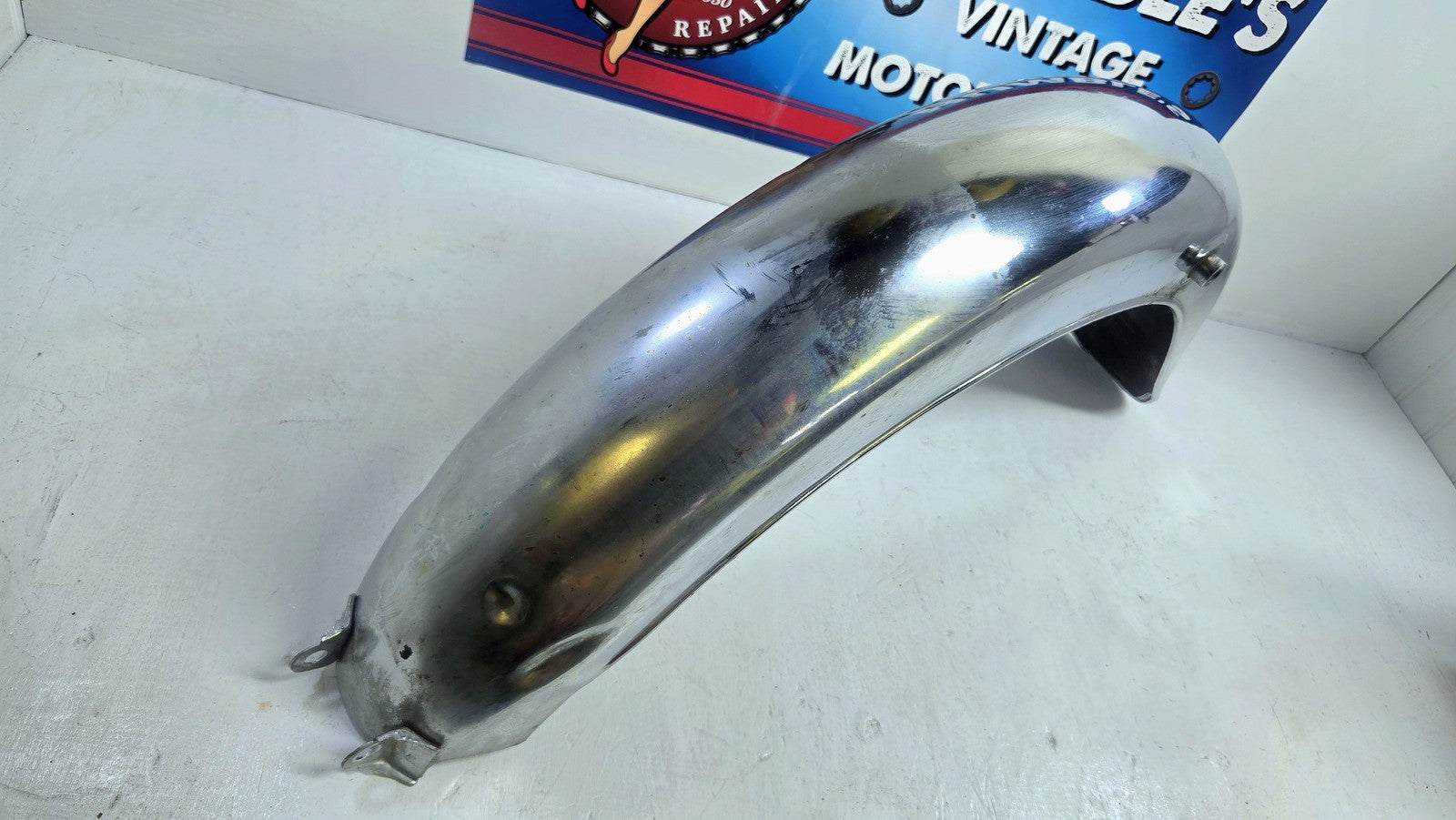 OEM Yamaha CS3C Rear Fender 1970 Chrome