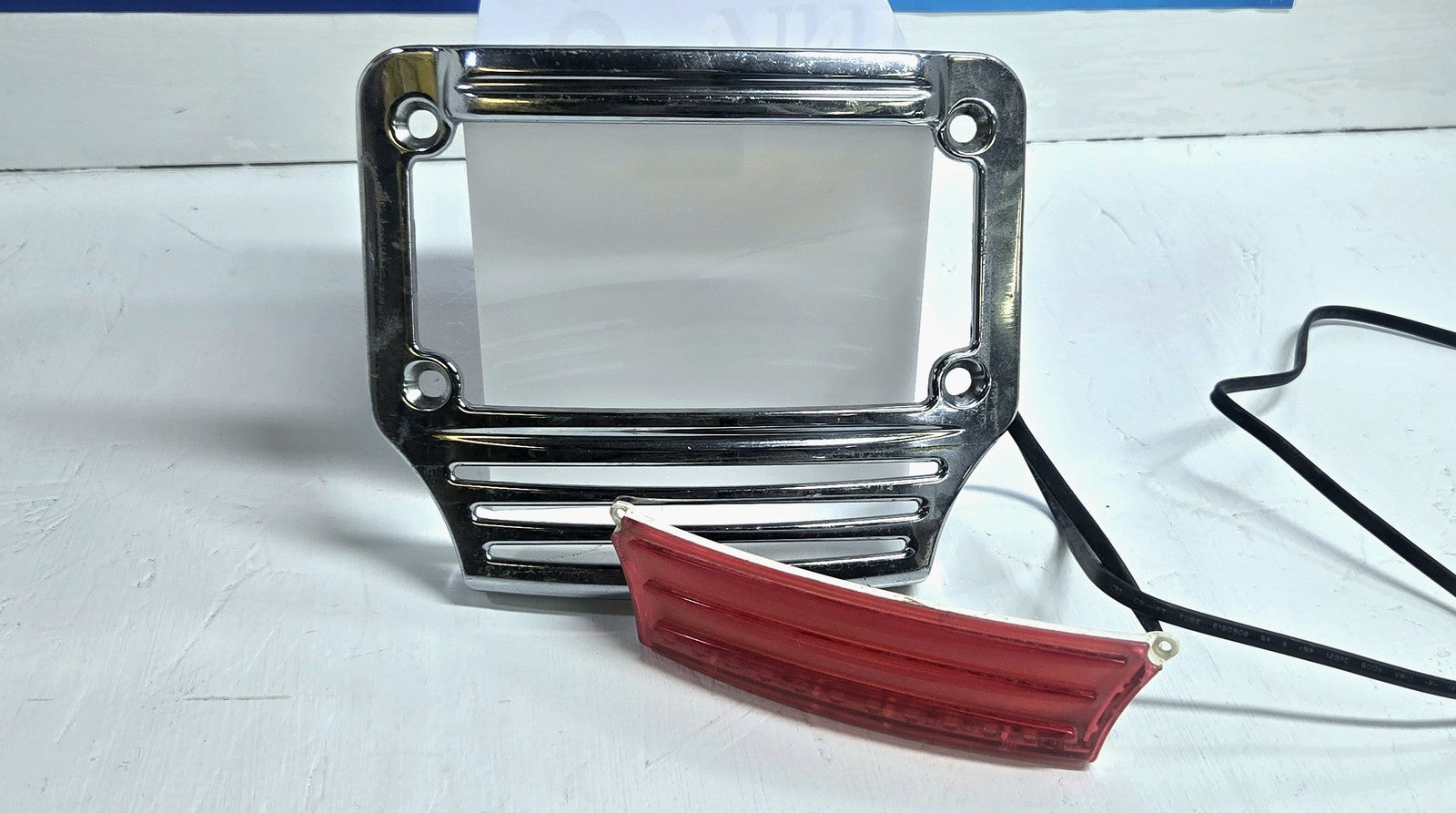 Universal License Plate Holder with Taillight